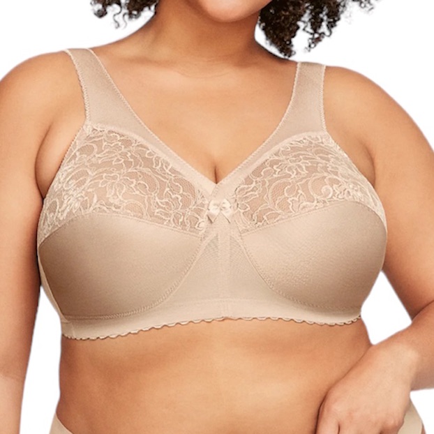 Glamorise 38d Magiclift Nude Wireless Support Bra! New!